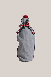 Bottle Bag | Indigo Stripe