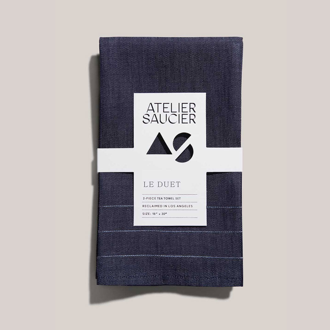 Tea Towels, Set of 2 | Signature Denim - Pretti.Cool