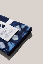 Linen Napkins, Set of 4 | Tie-dye Denim