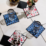 Cocktail Napkins, Set of 4 | Le Bouquet - Pretti.Cool