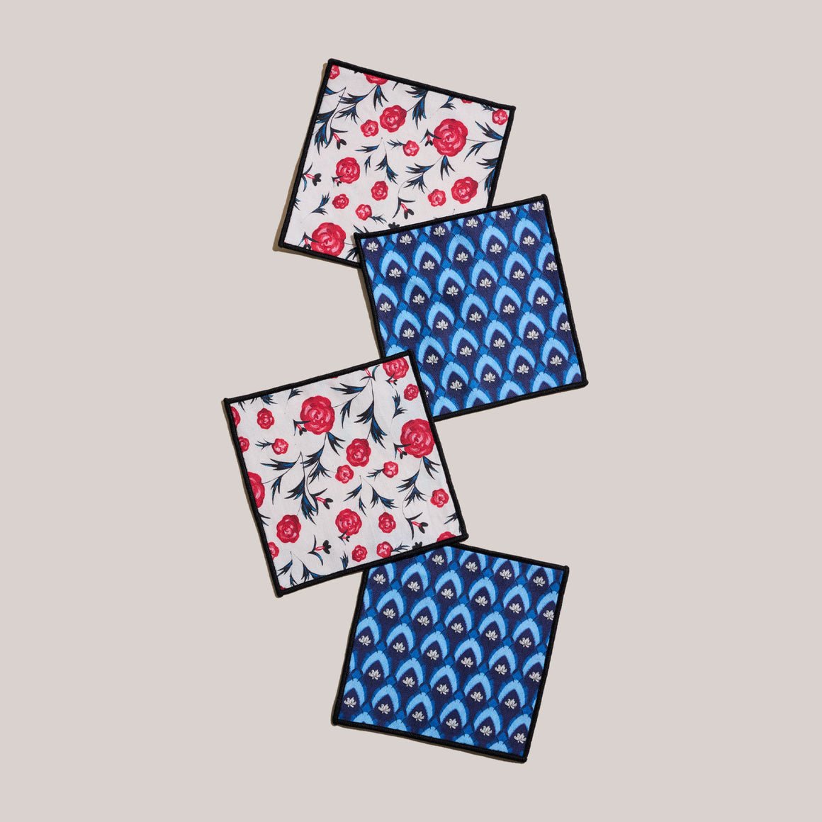 Cocktail Napkins, Set of 4 | Le Bouquet - Pretti.Cool