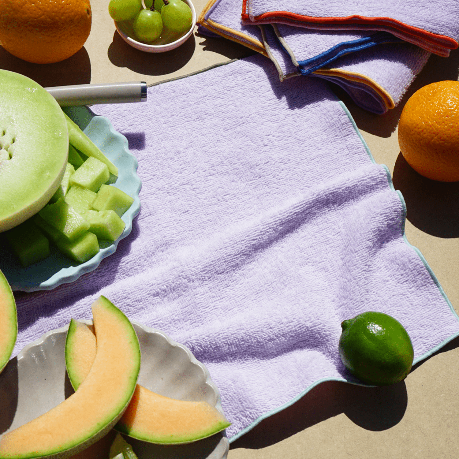 Terrycloth Dish Towels, Set of 4 | Rainbow Pop - Pretti.Cool