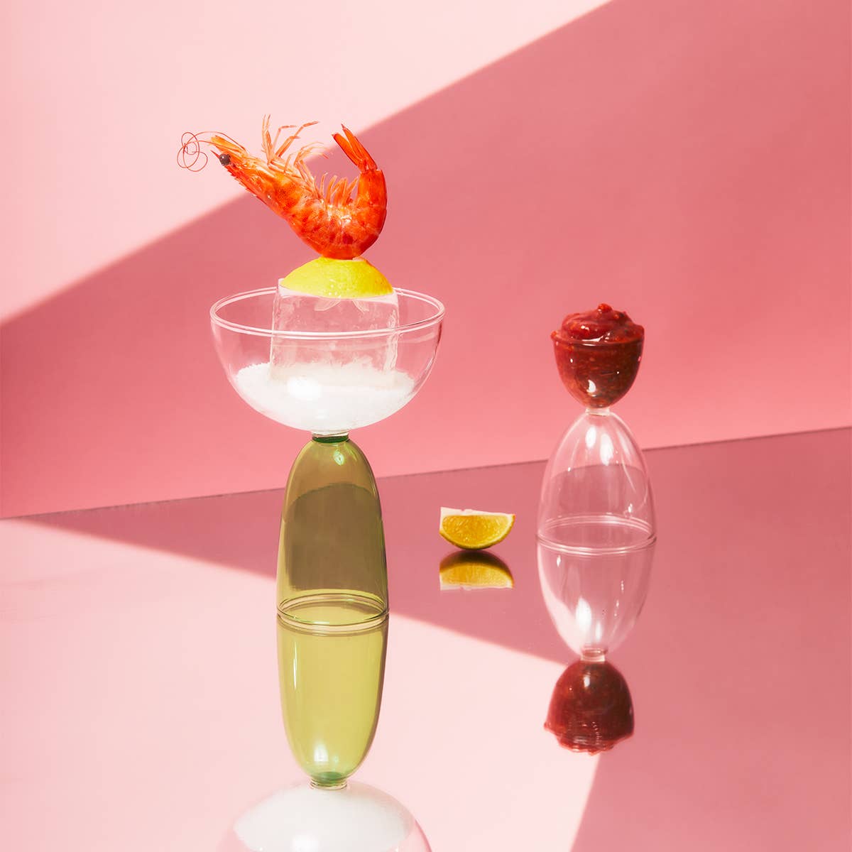 Mamo Coupe | Clear + Green - Pretti.Cool