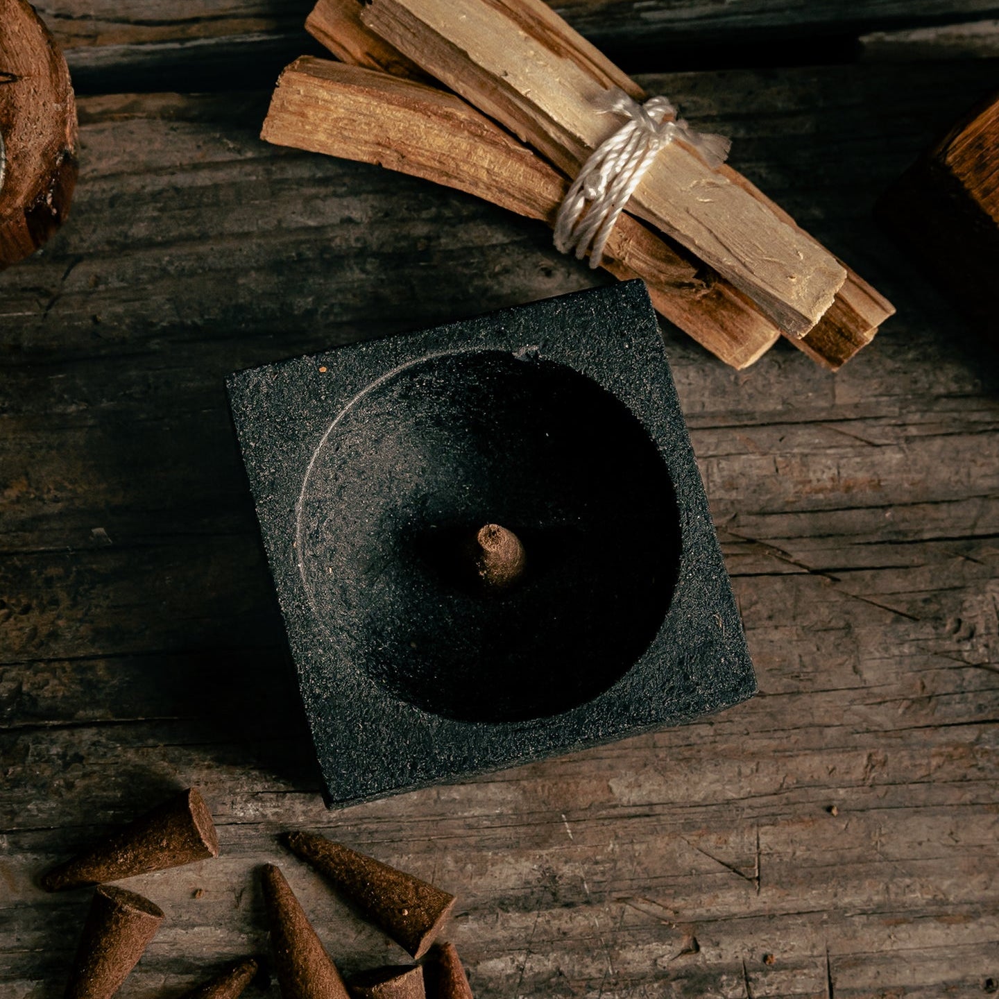 Incense Bowl | Black Terrazzo - Pretti.Cool