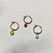 Charm Hoop Earrings | Smilies - Pretti.Cool