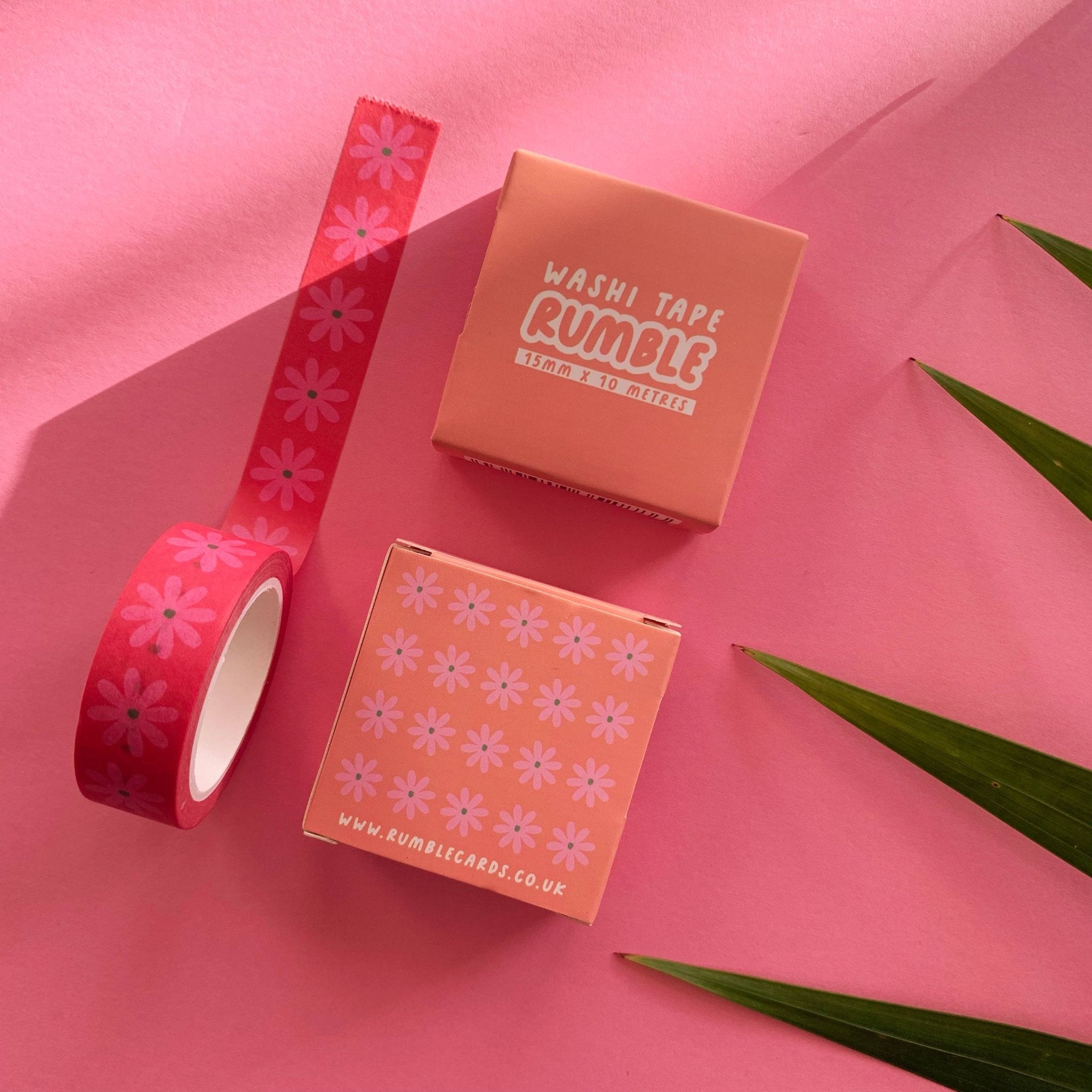 Orange Flowers Washi Tape - Pretti.Cool
