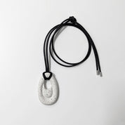 Ripple Concrete Necklace | White Terrazzo - Pretti.Cool