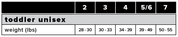 sizing chart