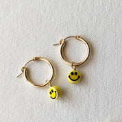 Charm Hoop Earrings | Smilies - Pretti.Cool