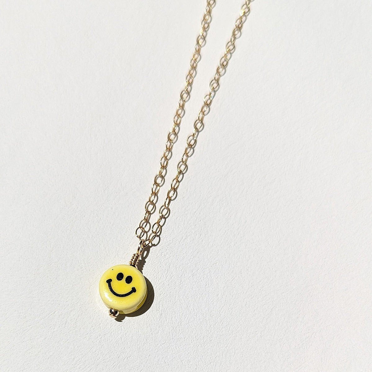 Smiley Charm Necklace - pretti.cool