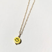 Smiley Charm Necklace - pretti.cool