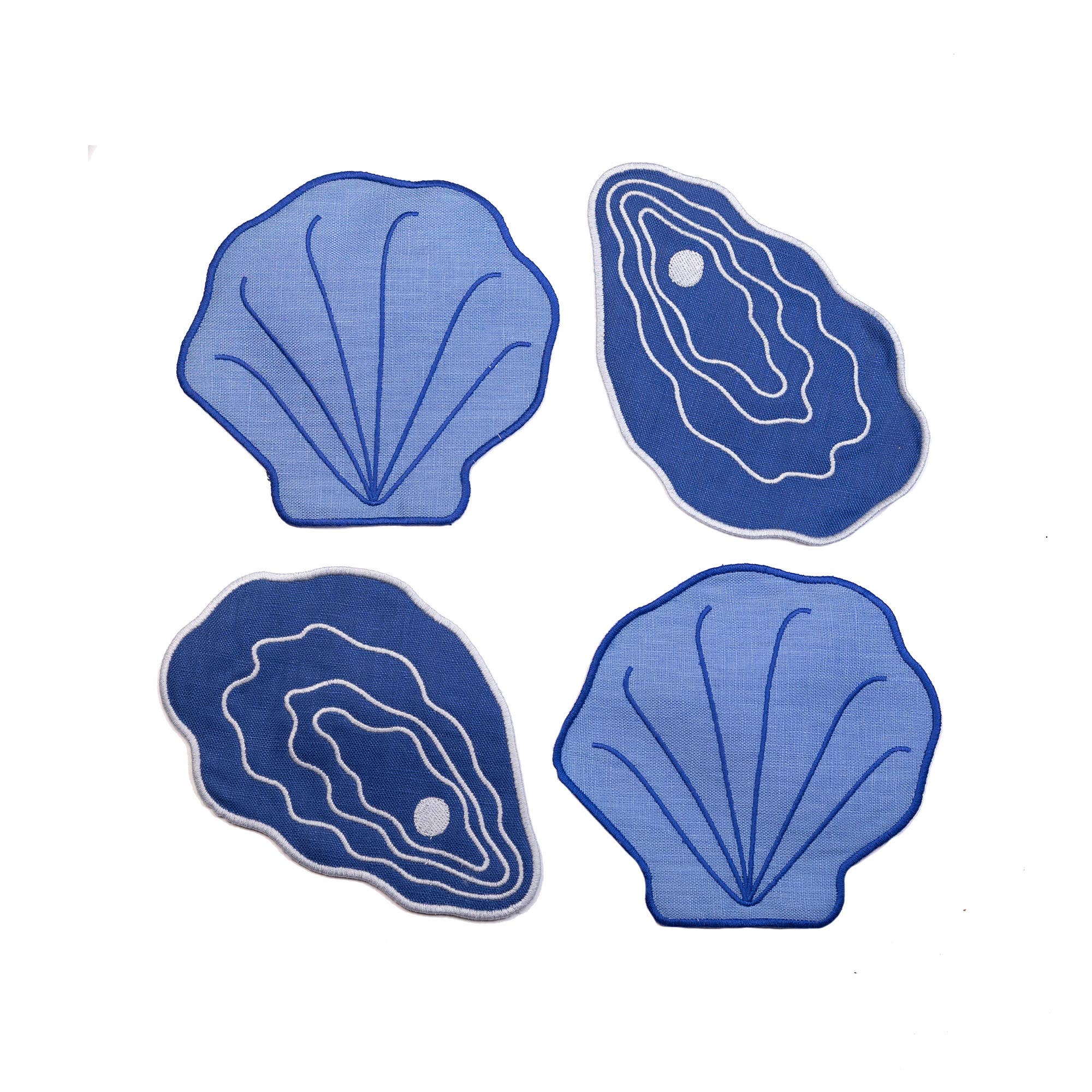 Shell Cocktail Napkins, Set Of 4 - Pretti.Cool