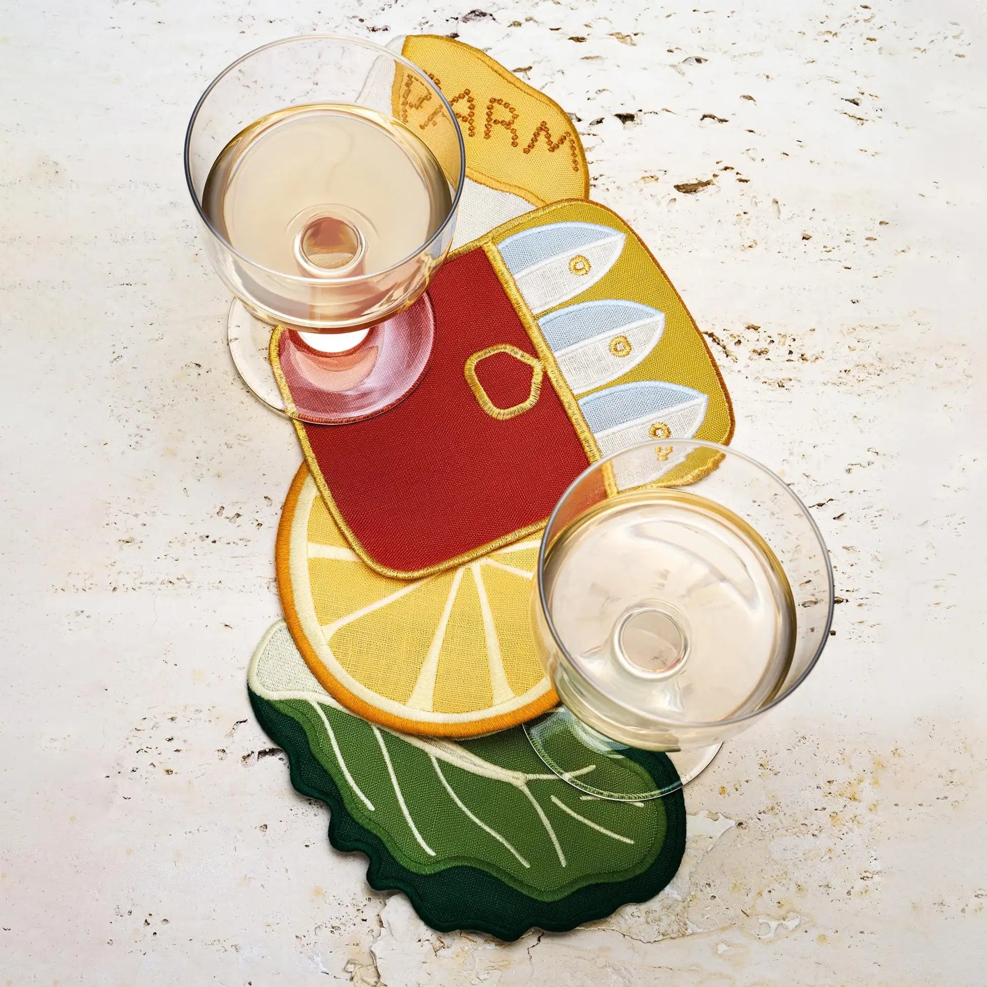 Caesar Salad Cocktail Napkins, Set of 4 - Pretti.Cool