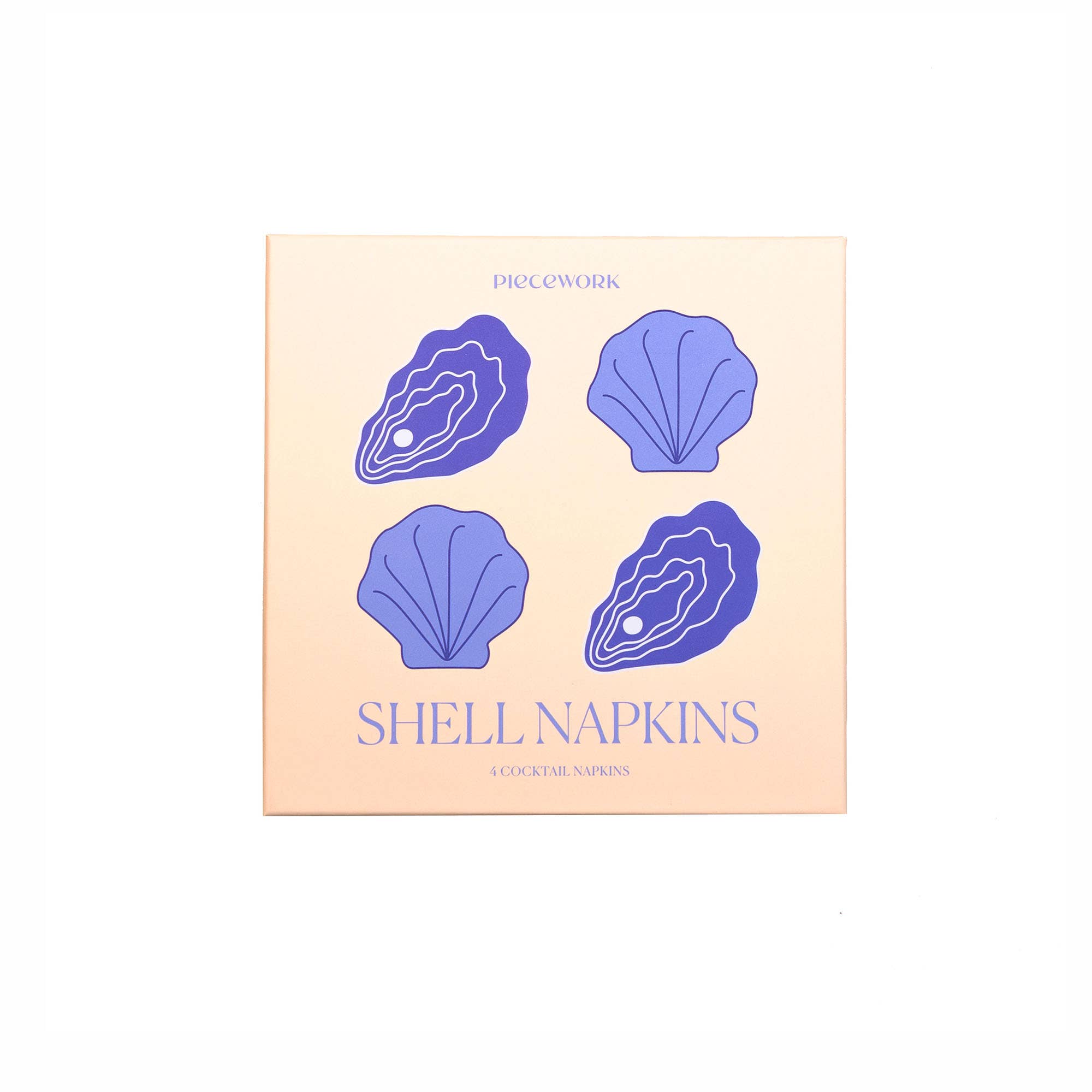 Shell Cocktail Napkins, Set Of 4 - Pretti.Cool