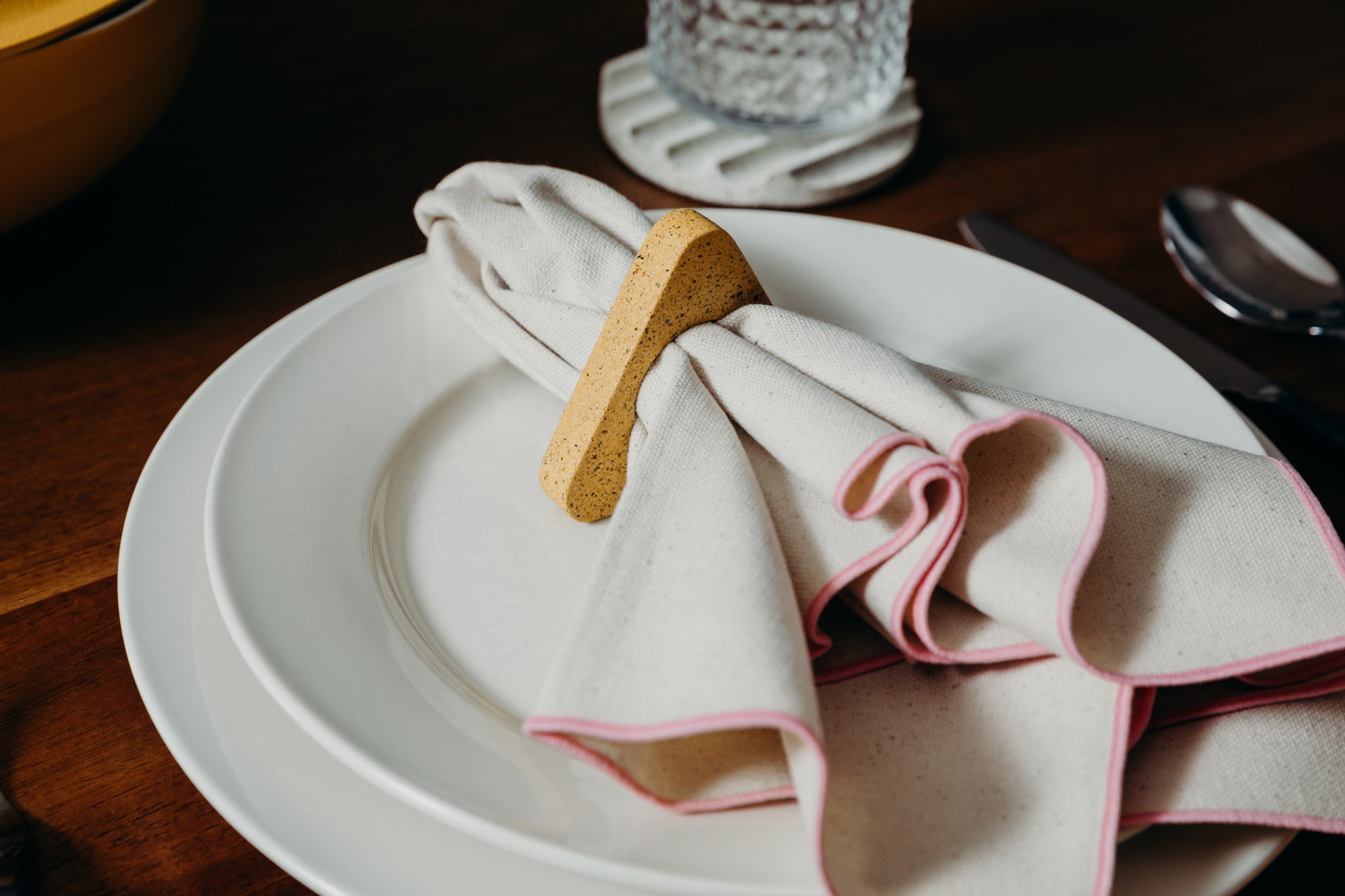 Napkin Ring Set | Terrazzo Primaries - Pretti.Cool