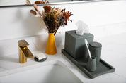 Tissue Box Cover | Dark Green Terrazzo - Pretti.Cool