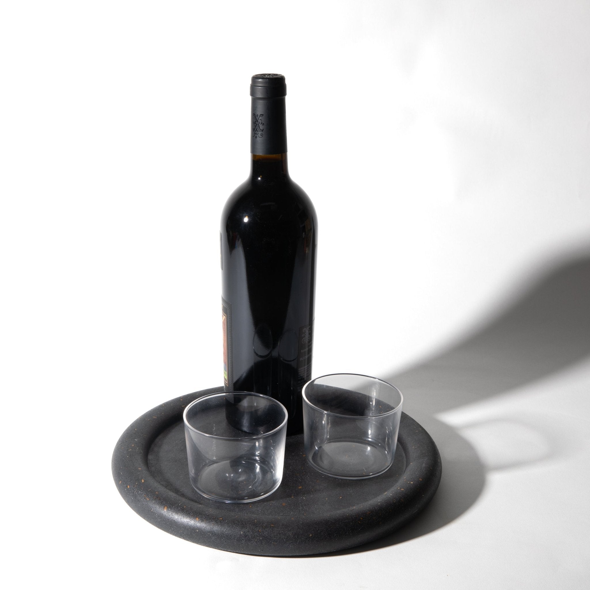 Round Tray | Black Terrazzo - Pretti.Cool