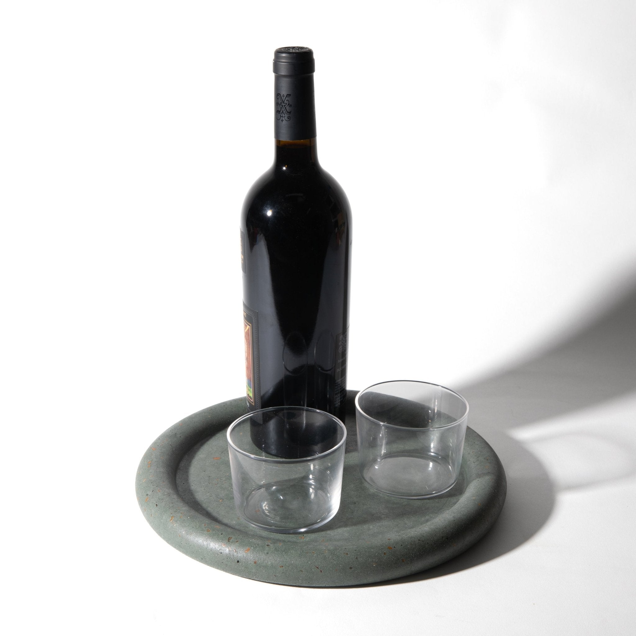 Round Tray | Dark Green Terrazzo - Pretti.Cool