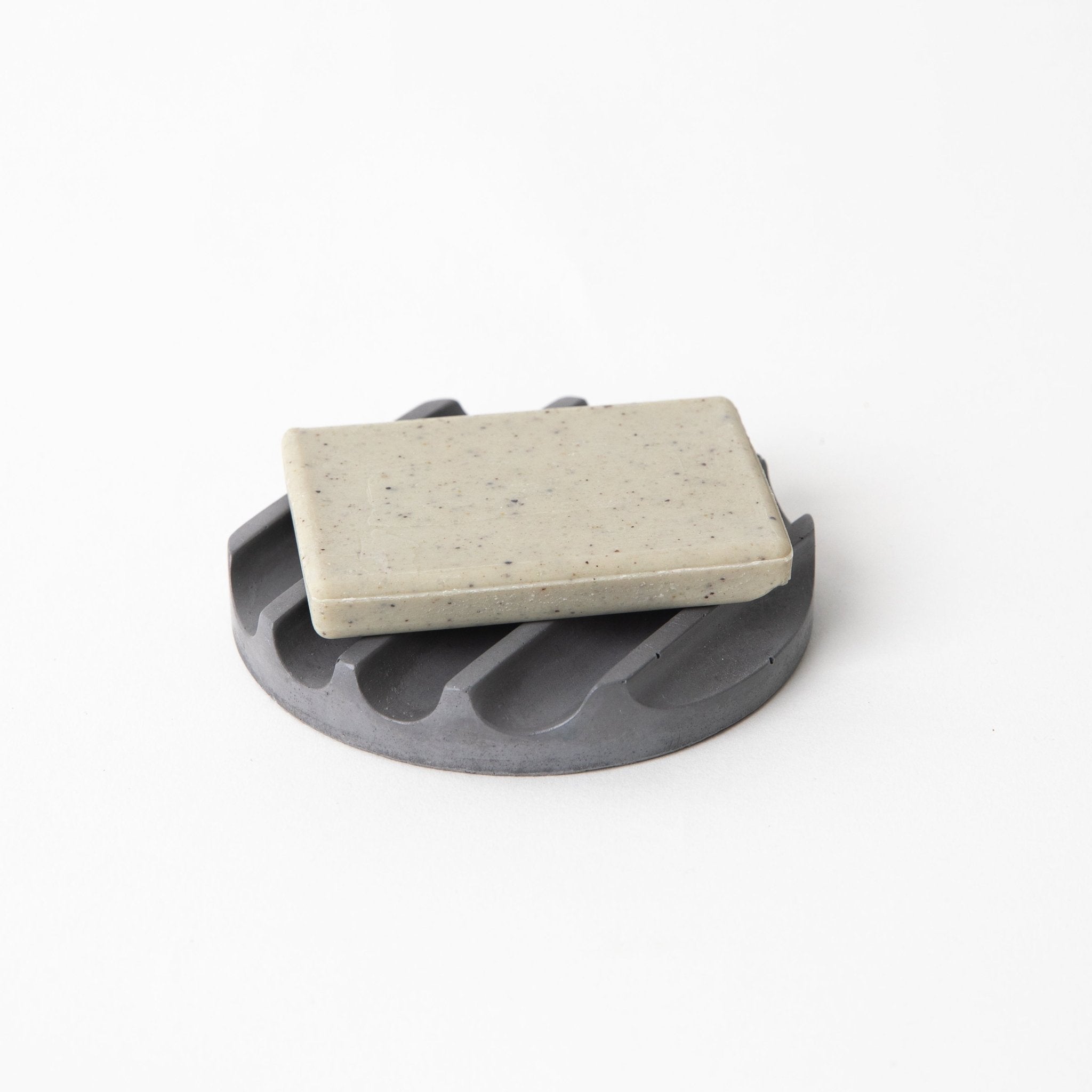 Mini Soap Dish | Solid Grey - Pretti.Cool