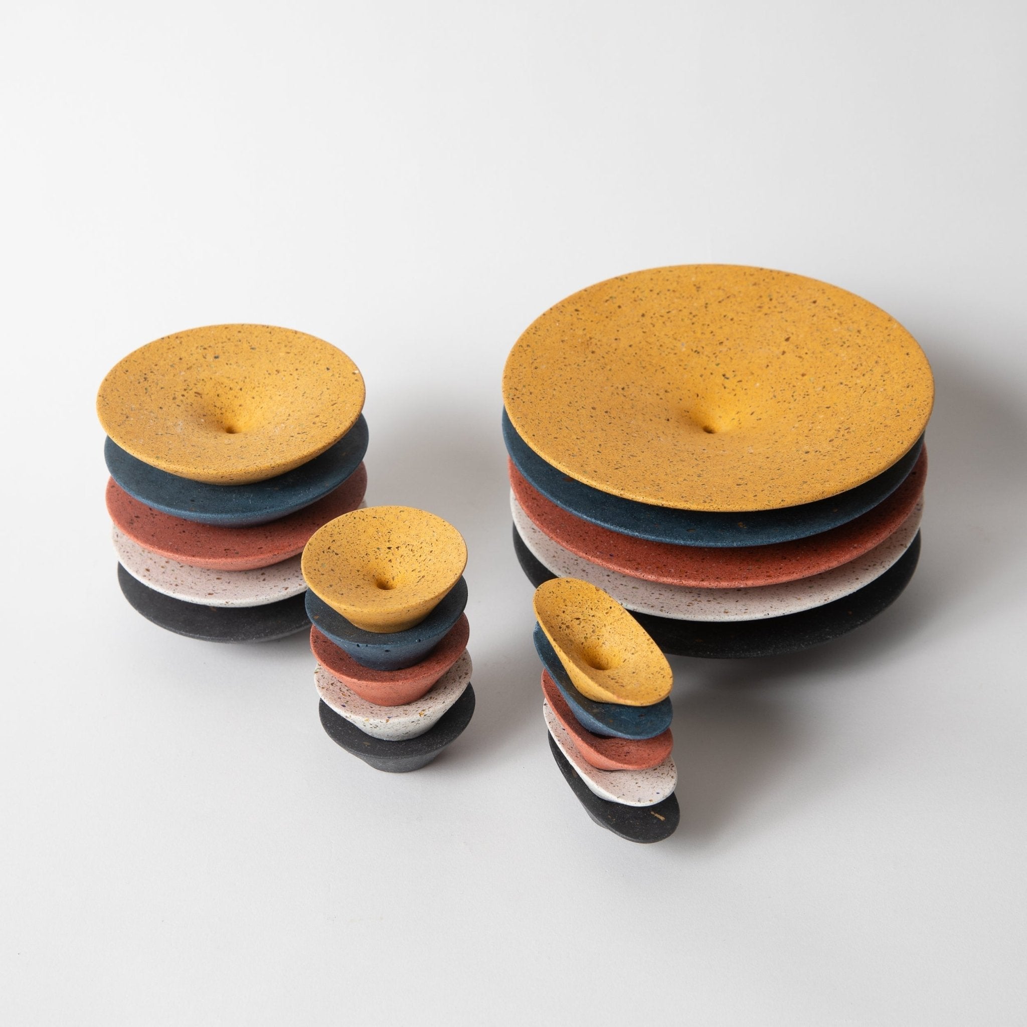 Dimple Wall Hook, Large | Cobalt Terrazzo - pretti.cool