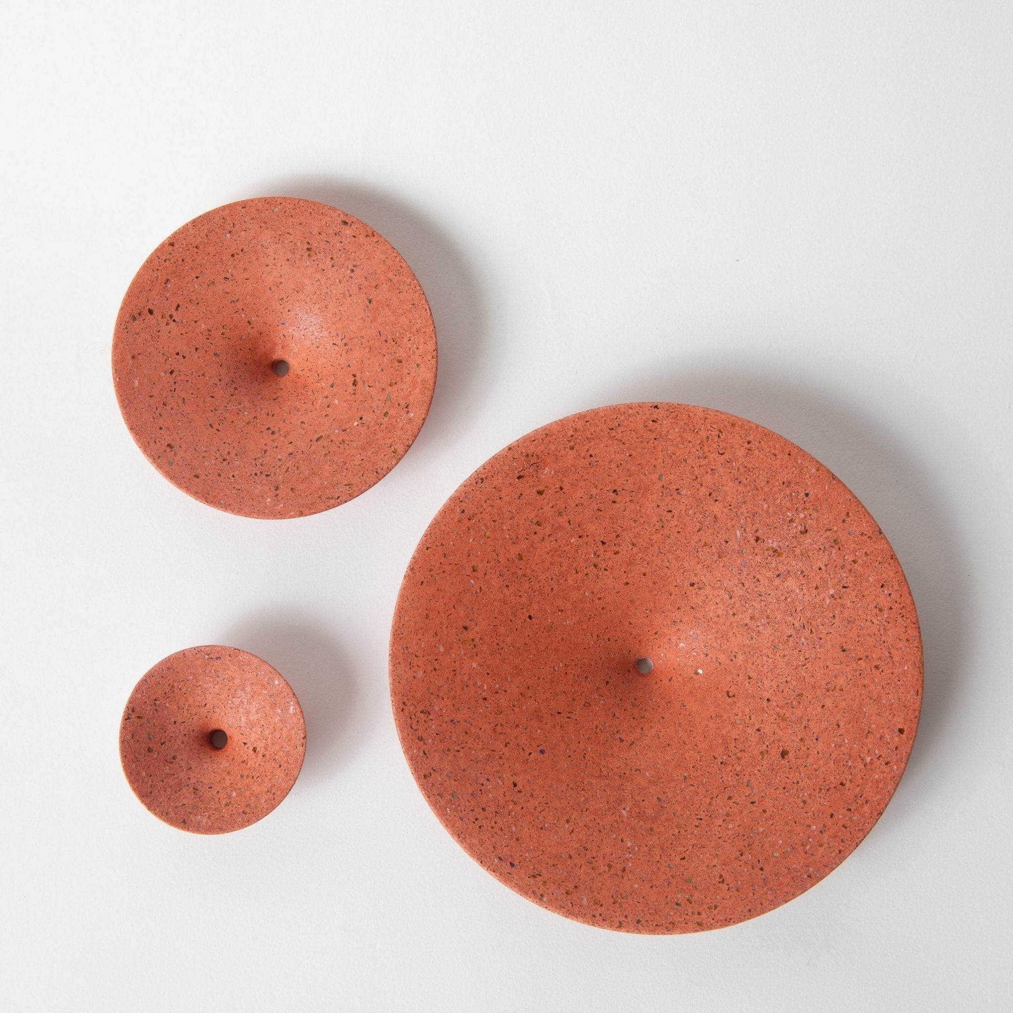 Dimple Wall Hook, Large | Coral Terrazzo - pretti.cool