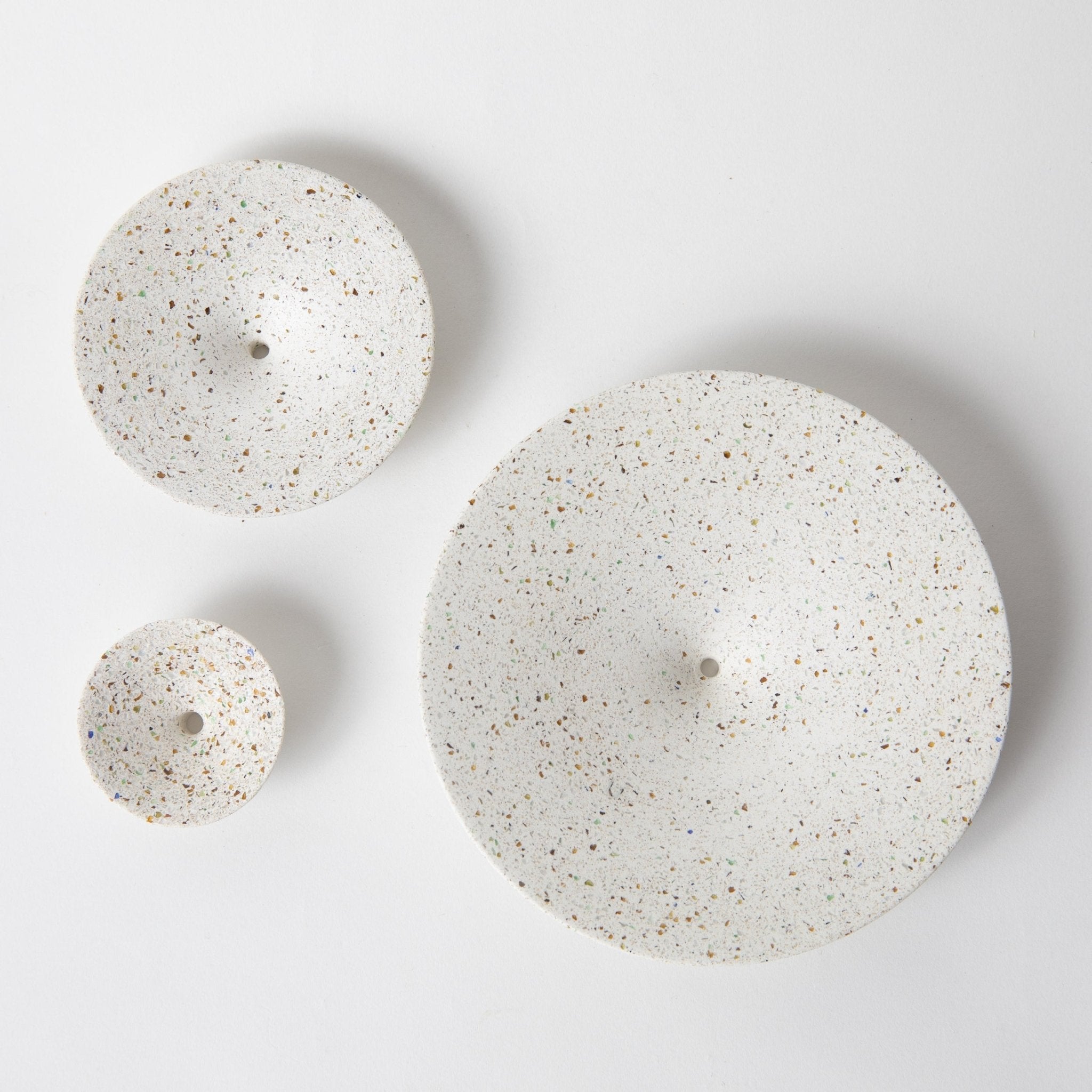 Dimple Wall Hook, Medium | White Terrazzo - pretti.cool