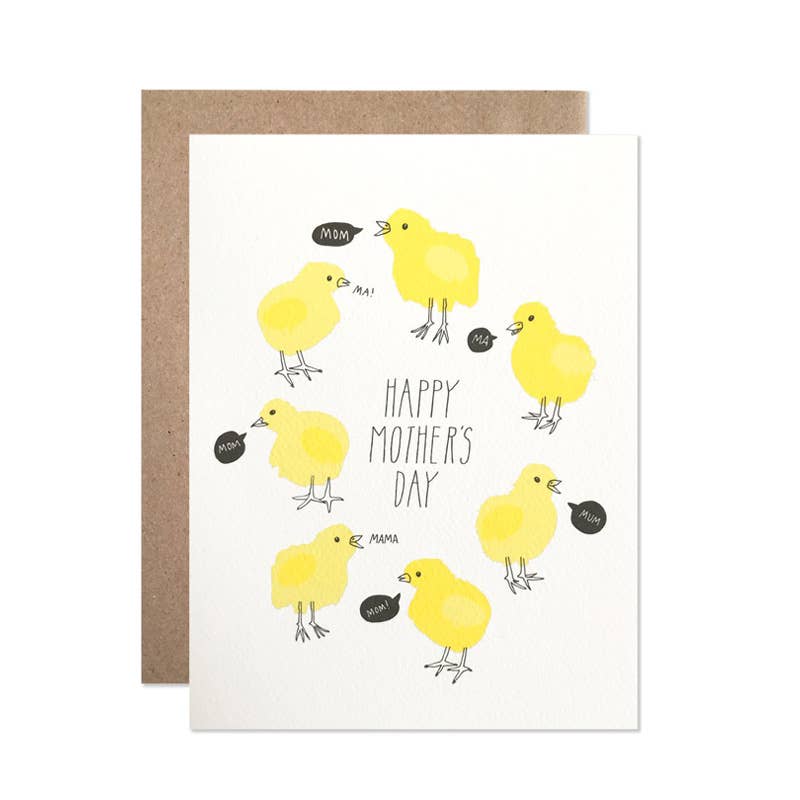 Mother's Day Chicks Card by Hartland Cards.