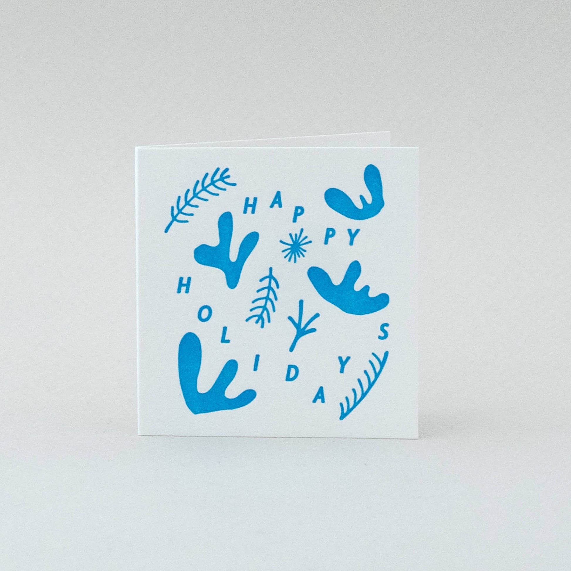 Meshworks Press Mini Snowprints Card