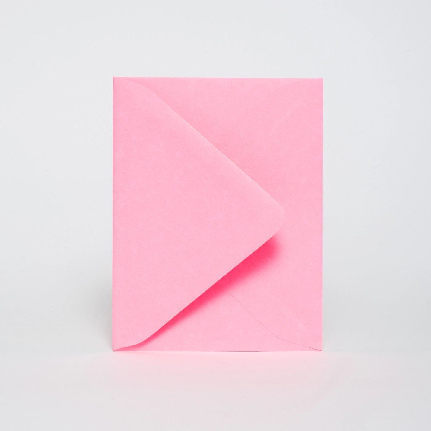 The included envelope for the card comes in pale pink.
