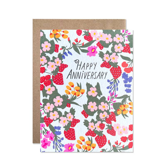 Hartland Brooklyn's Anniversary Fruits & Flowers Card